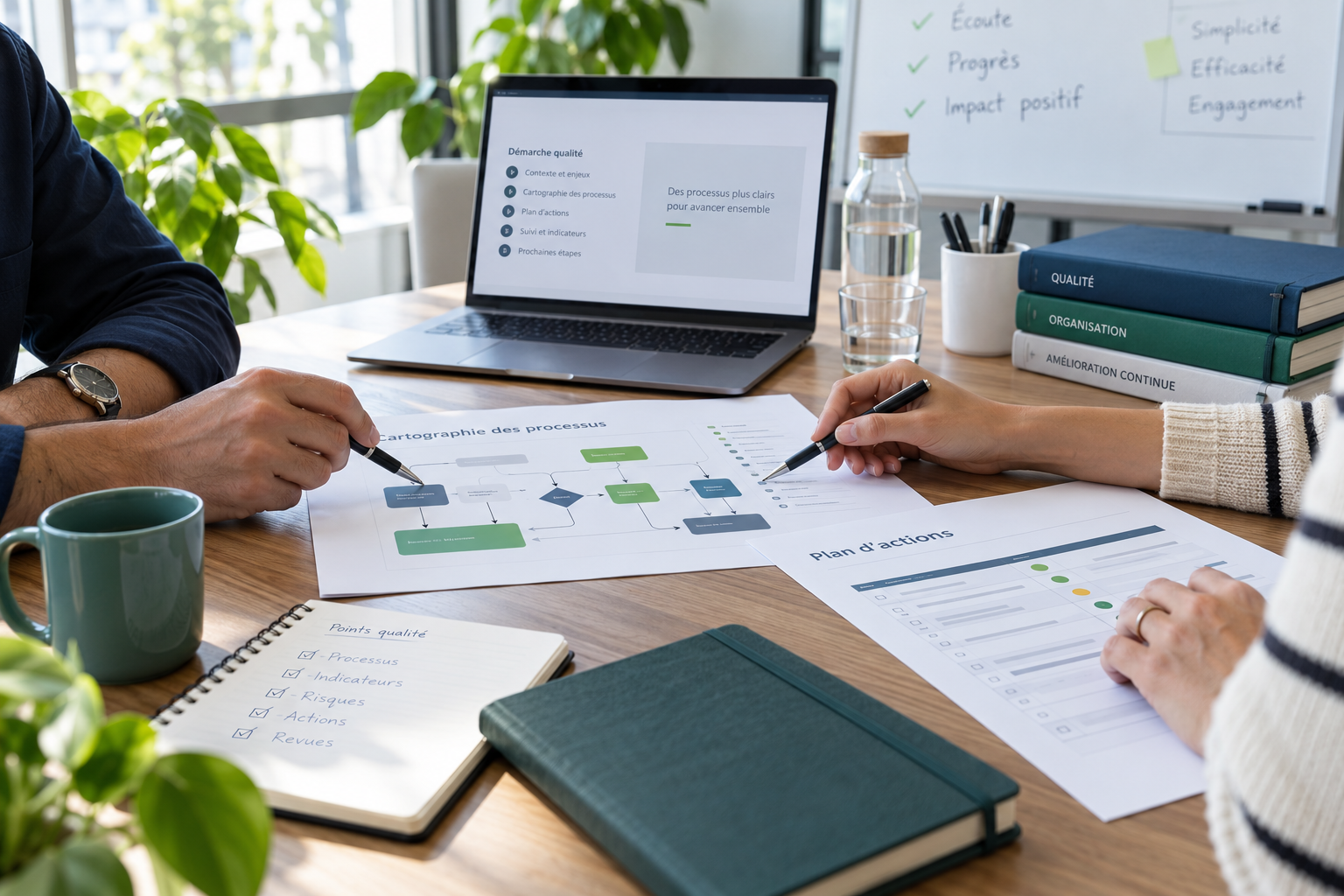 Atelier de travail autour d’une cartographie des processus et d’un plan d’action qualité